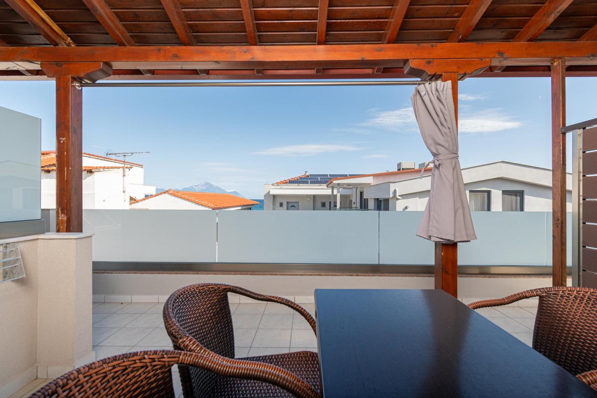 Villa Zoe On The Beach Sarti Extérieur photo